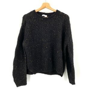 Closed Knit Alpaca Blend Marled Sweater Sz M